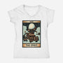 Spirit-Womens-V-Neck-Tee-glitchygorilla