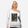 The Wise One-Womens-Off Shoulder-Sweatshirt-glitchygorilla