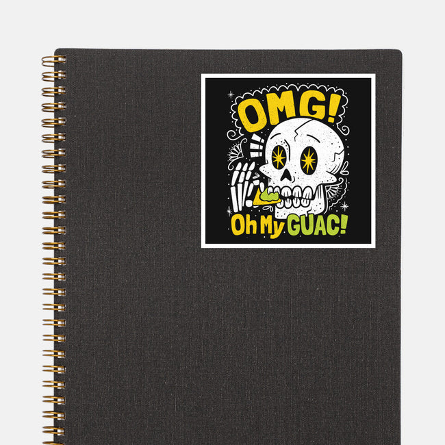 Oh My Guac-None-Glossy-Sticker-Aarons Art Room