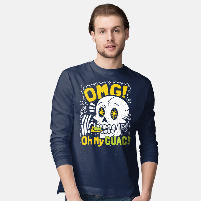 Oh My Guac-Mens-Long Sleeved-Tee-Aarons Art Room