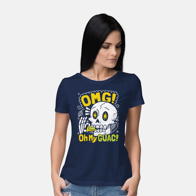 Oh My Guac-Womens-Basic-Tee-Aarons Art Room