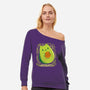 Avogato-Womens-Off Shoulder-Sweatshirt-Aarons Art Room