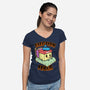 Election Fever-Womens-V-Neck-Tee-Boggs Nicolas