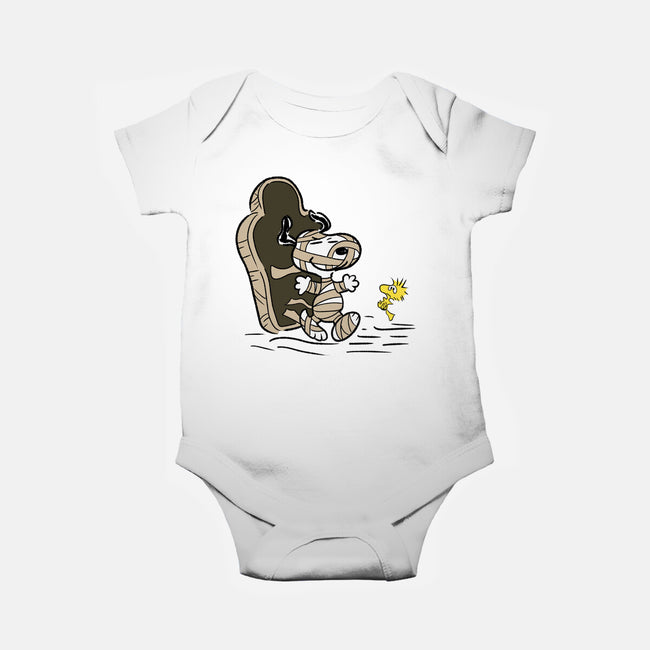 Mummy Dog-Baby-Basic-Onesie-nickzzarto