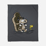 Mummy Dog-None-Fleece-Blanket-nickzzarto