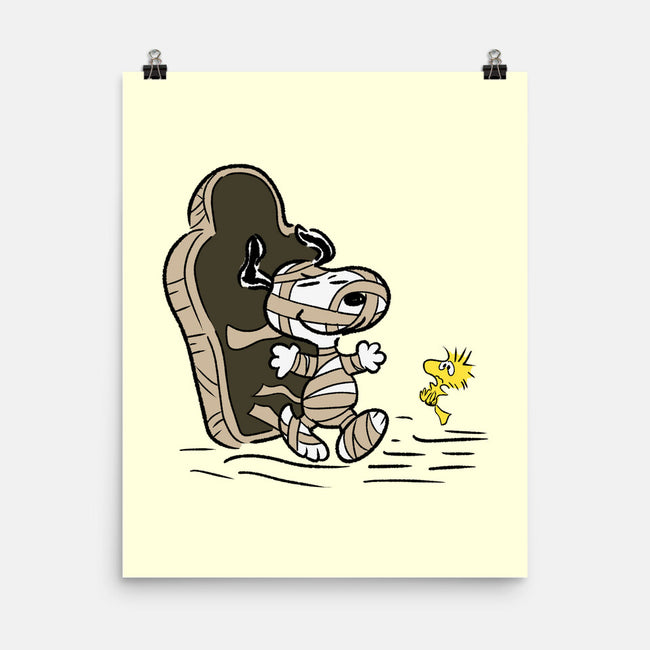 Mummy Dog-None-Matte-Poster-nickzzarto