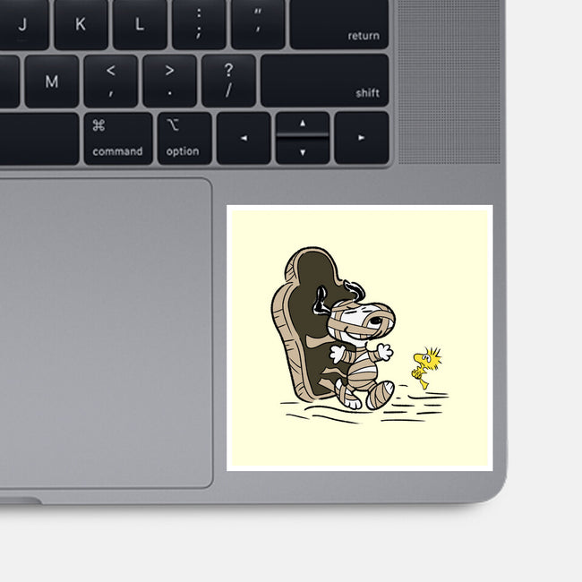 Mummy Dog-None-Glossy-Sticker-nickzzarto