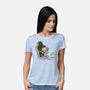 Mummy Dog-Womens-Basic-Tee-nickzzarto