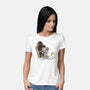 Mummy Dog-Womens-Basic-Tee-nickzzarto