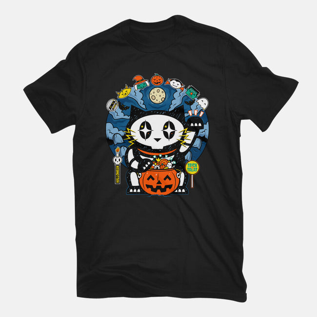 Halloween Doodle-Womens-Basic-Tee-krisren28