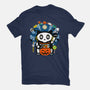 Halloween Doodle-Womens-Basic-Tee-krisren28