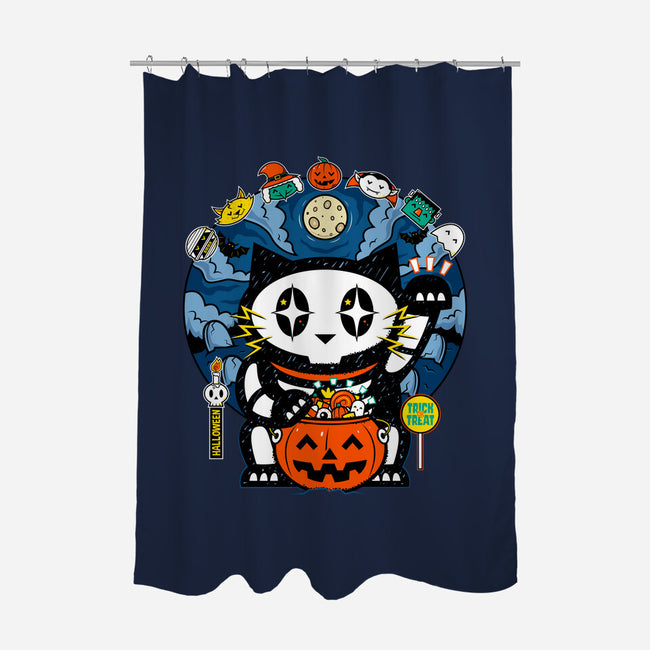 Halloween Doodle-None-Polyester-Shower Curtain-krisren28