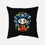 Halloween Doodle-None-Removable Cover w Insert-Throw Pillow-krisren28