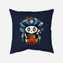 Halloween Doodle-None-Removable Cover w Insert-Throw Pillow-krisren28