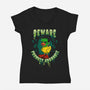 Frankly Adorable-Womens-V-Neck-Tee-For Duck Sake