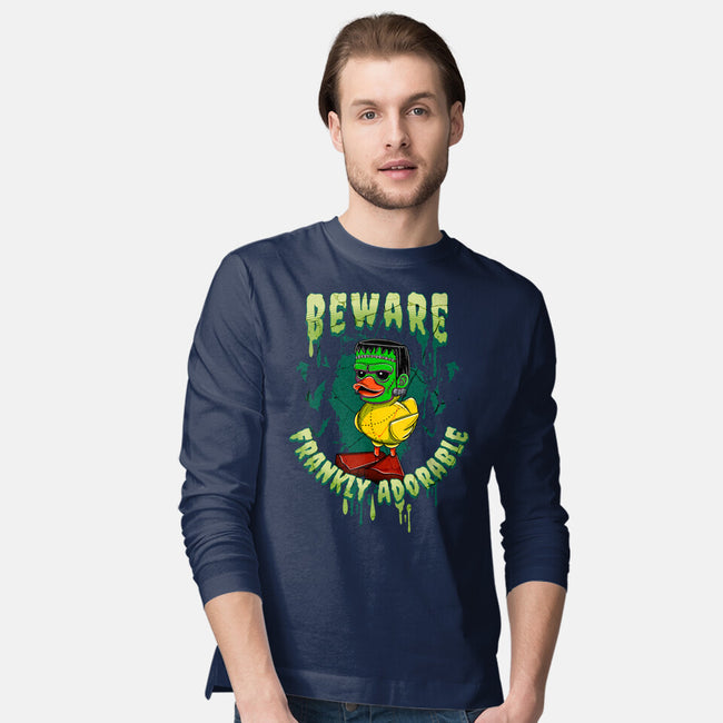 Frankly Adorable-Mens-Long Sleeved-Tee-For Duck Sake