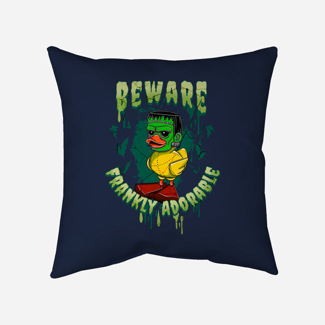 Frankly Adorable-None-Removable Cover w Insert-Throw Pillow-For Duck Sake