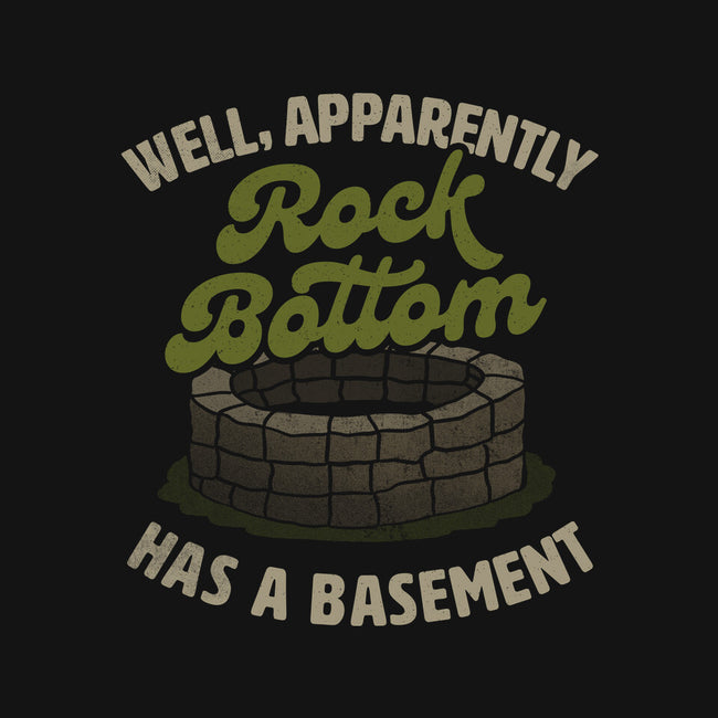 Rock Bottom Has A Basement-None-Removable Cover w Insert-Throw Pillow-koalastudio