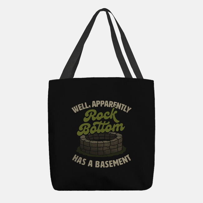 Rock Bottom Has A Basement-None-Basic Tote-Bag-koalastudio