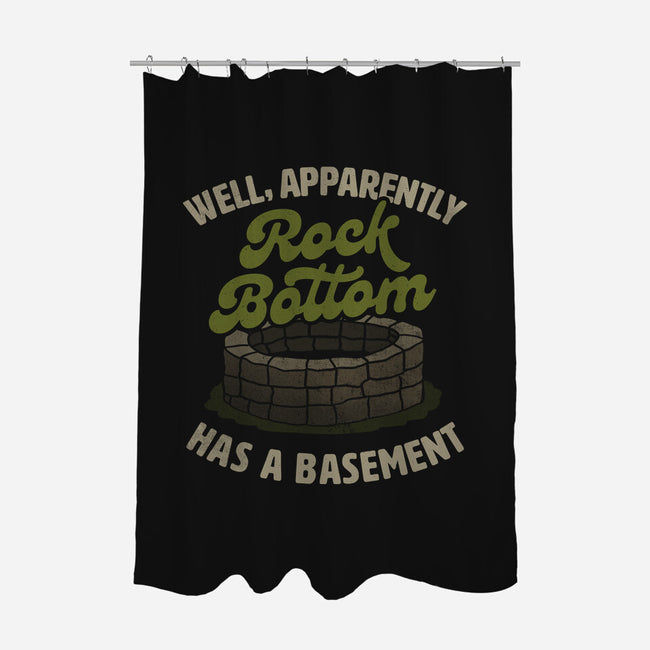 Rock Bottom Has A Basement-None-Polyester-Shower Curtain-koalastudio