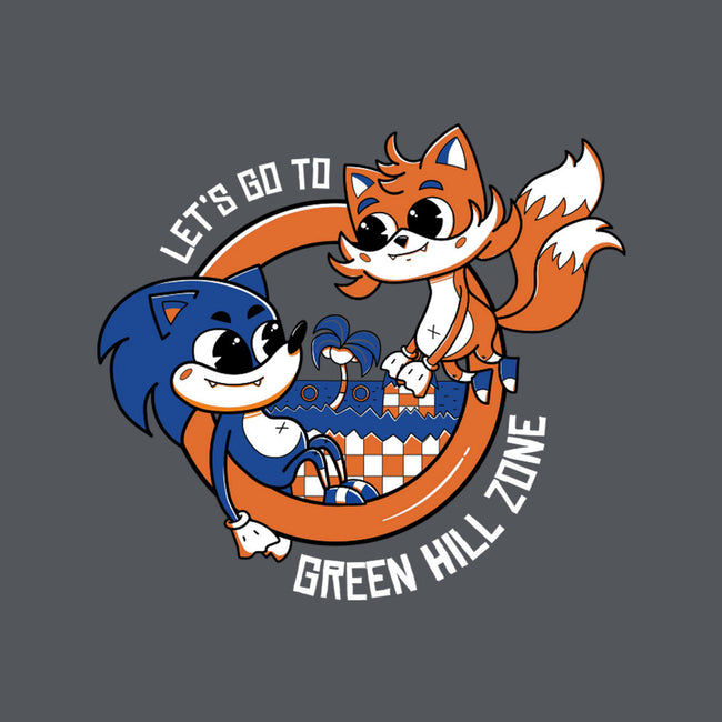 Green Hill Zone Heroes-Mens-Basic-Tee-Ca Mask