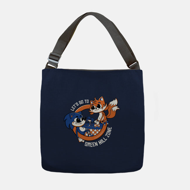 Green Hill Zone Heroes-None-Adjustable Tote-Bag-Ca Mask