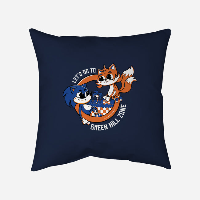 Green Hill Zone Heroes-None-Removable Cover w Insert-Throw Pillow-Ca Mask