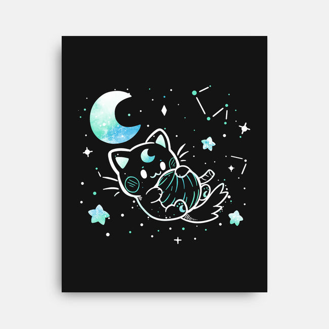 Cat In The Stars-None-Stretched-Canvas-TechraNova