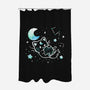 Cat In The Stars-None-Polyester-Shower Curtain-TechraNova