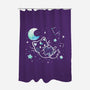 Cat In The Stars-None-Polyester-Shower Curtain-TechraNova