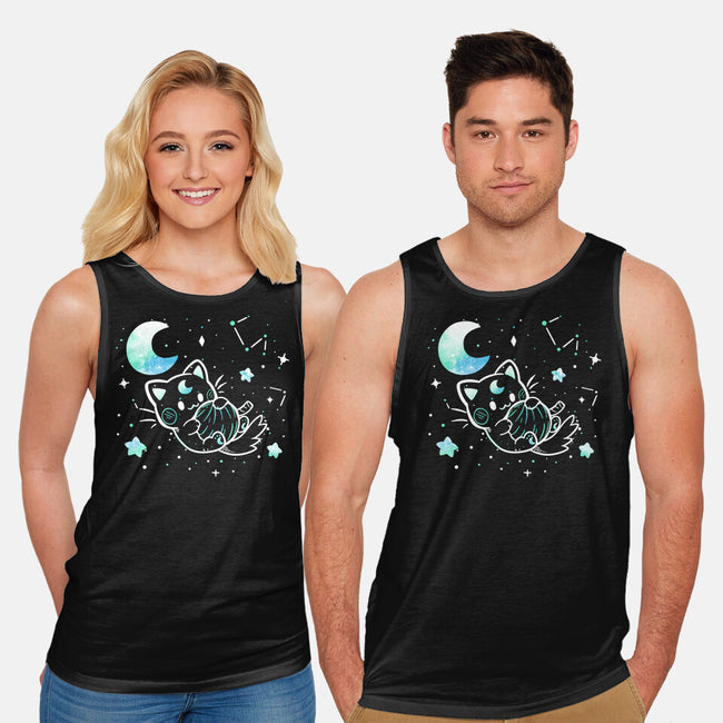 Cat In The Stars-Unisex-Basic-Tank-TechraNova