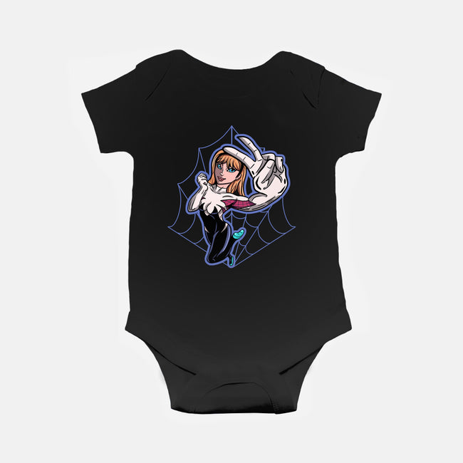 Ghost Or Spider-Baby-Basic-Onesie-nickzzarto