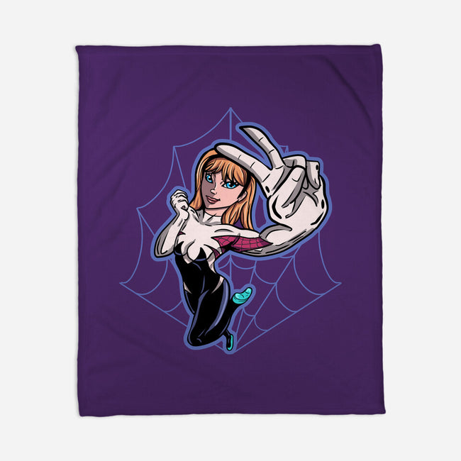 Ghost Or Spider-None-Fleece-Blanket-nickzzarto