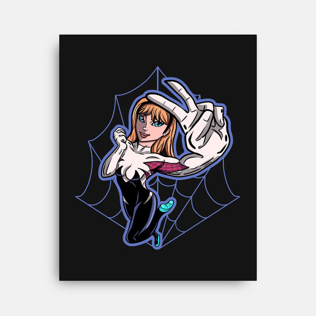 Ghost Or Spider-None-Stretched-Canvas-nickzzarto