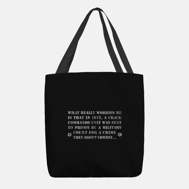 What Really Worries Me-None-Basic Tote-Bag-NMdesign