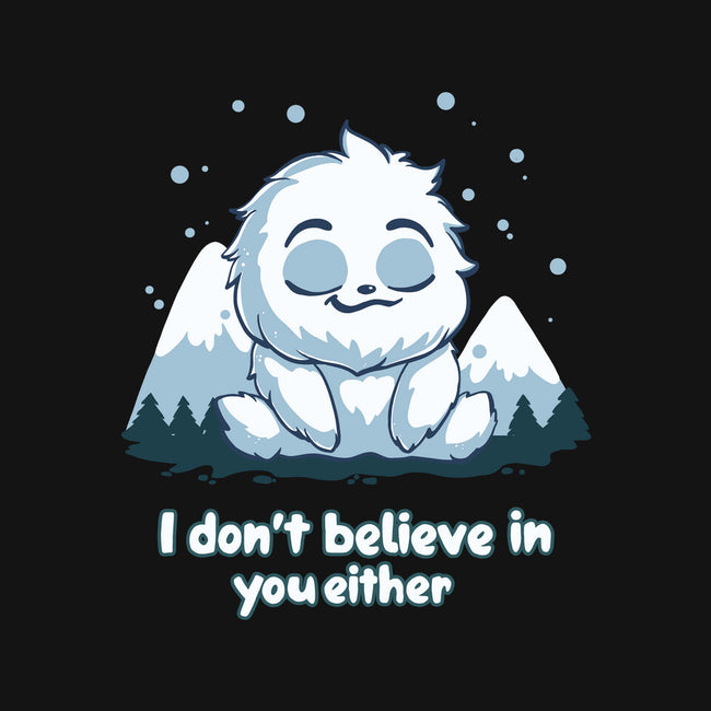 Yeti Doesn't Believe In You-None-Fleece-Blanket-Geeky Girlky