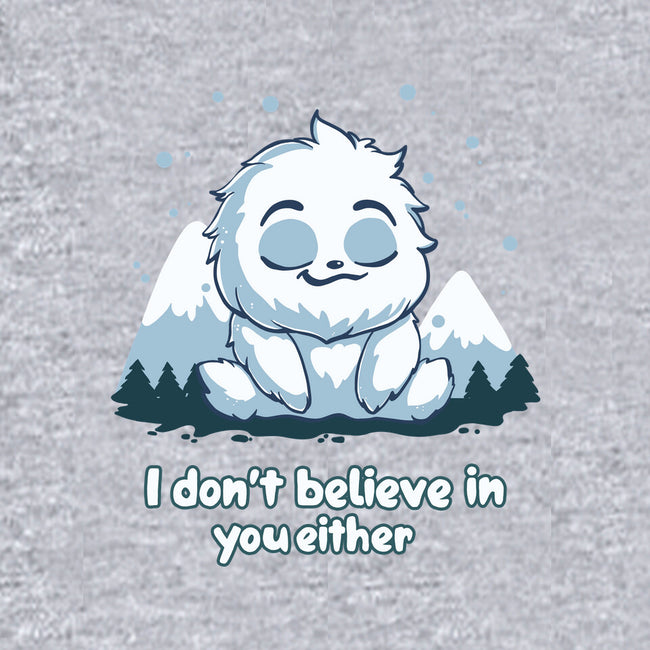 Yeti Doesn't Believe In You-Unisex-Basic-Tank-Geeky Girlky