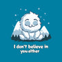 Yeti Doesn't Believe In You-None-Stretched-Canvas-Geeky Girlky