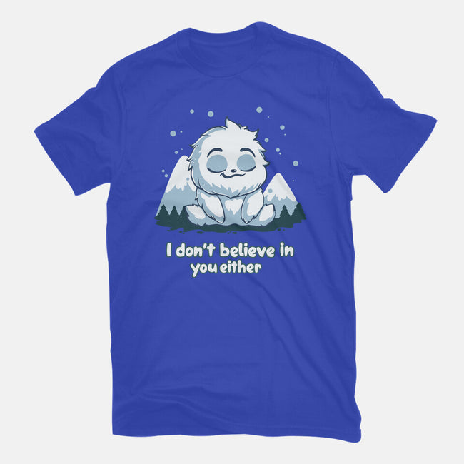 Yeti Doesn't Believe In You-Youth-Basic-Tee-Geeky Girlky