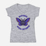 Nocturnal Social Butterfly-Womens-V-Neck-Tee-rmatix