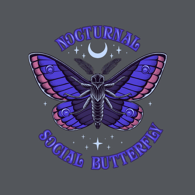 Nocturnal Social Butterfly-None-Matte-Poster-rmatix