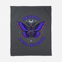 Nocturnal Social Butterfly-None-Fleece-Blanket-rmatix