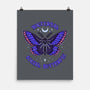 Nocturnal Social Butterfly-None-Matte-Poster-rmatix