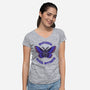 Nocturnal Social Butterfly-Womens-V-Neck-Tee-rmatix