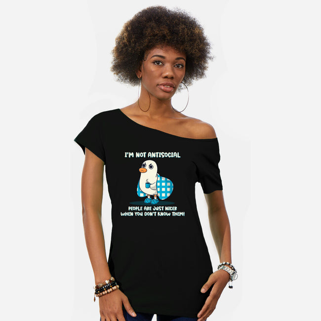 People Are Nicer-Womens-Off Shoulder-Tee-Freecheese