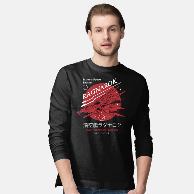 Flying Ship-Mens-Long Sleeved-Tee-LAGELANTEE