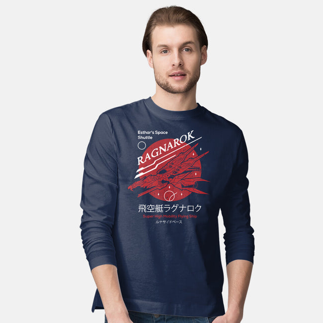 Flying Ship-Mens-Long Sleeved-Tee-LAGELANTEE