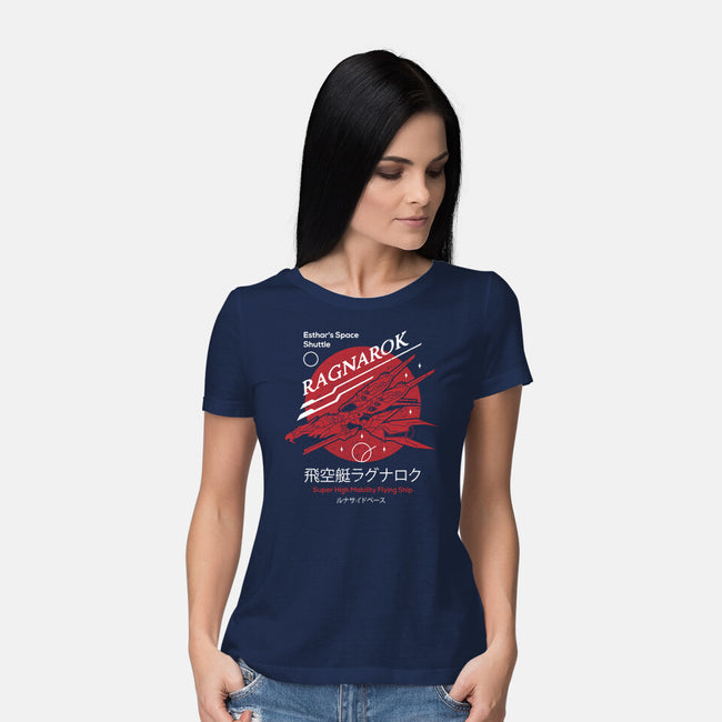 Flying Ship-Womens-Basic-Tee-LAGELANTEE