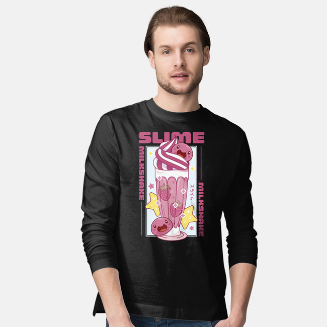 Pink Slime Sweet Milk-Mens-Long Sleeved-Tee-LAGELANTEE