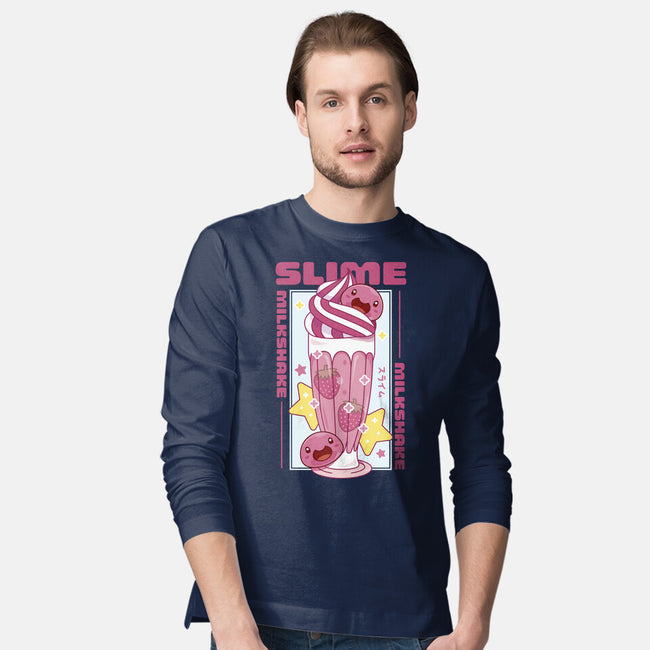 Pink Slime Sweet Milk-Mens-Long Sleeved-Tee-LAGELANTEE